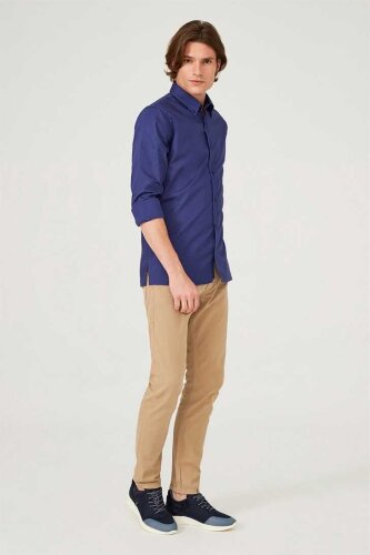 Erkek Uzun Kollu Gömlek - 4