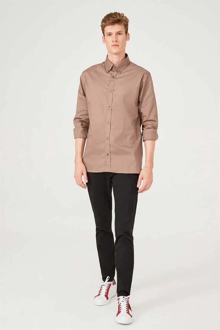 Erkek Uzun Kollu Gömlek - 3