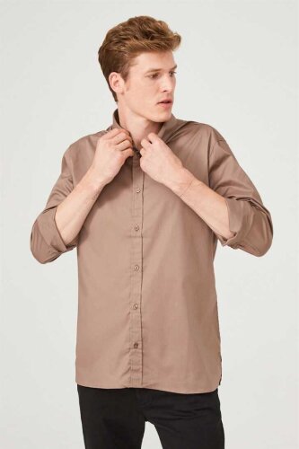 Erkek Uzun Kollu Gömlek - 8