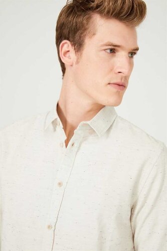 Erkek Uzun Kollu Gömlek - 3