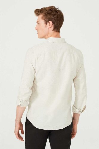 Erkek Uzun Kollu Gömlek - 4