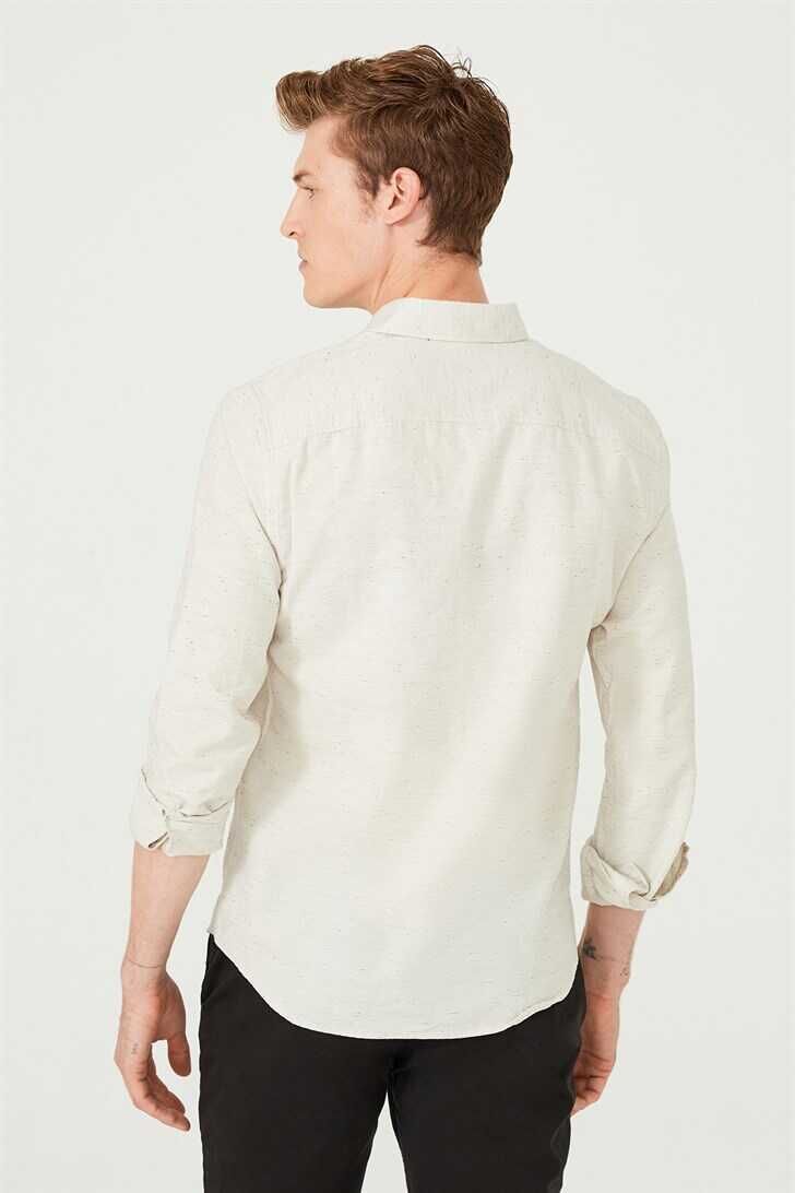 Erkek Uzun Kollu Gömlek - 4