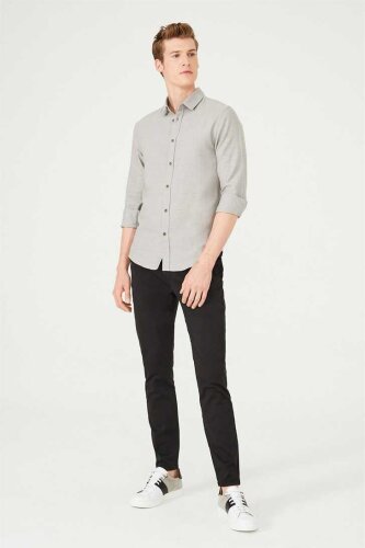 Erkek Uzun Kollu Gömlek - 2