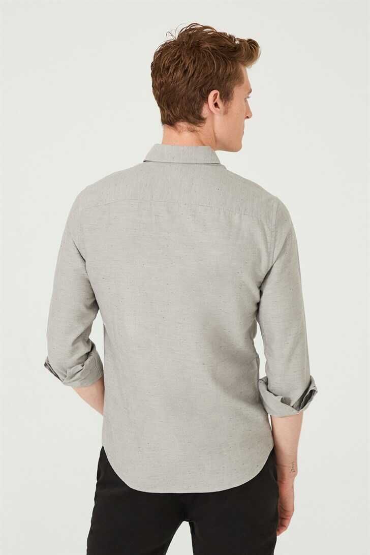 Erkek Uzun Kollu Gömlek - 3