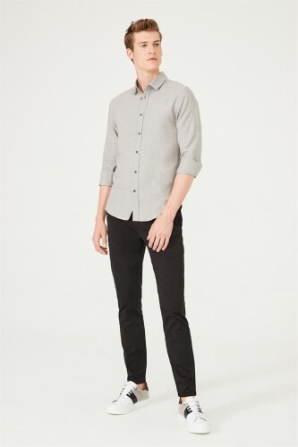 Erkek Uzun Kollu Gömlek - 6