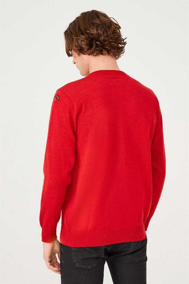 Erkek V Yaka Triko Kazak - 7