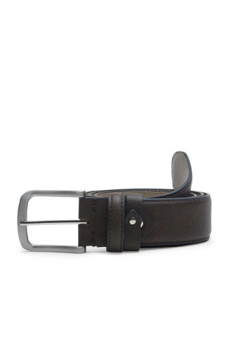 Ferrè Collezioni Hakiki Deri Erkek Kemer - Ferrè Collezioni