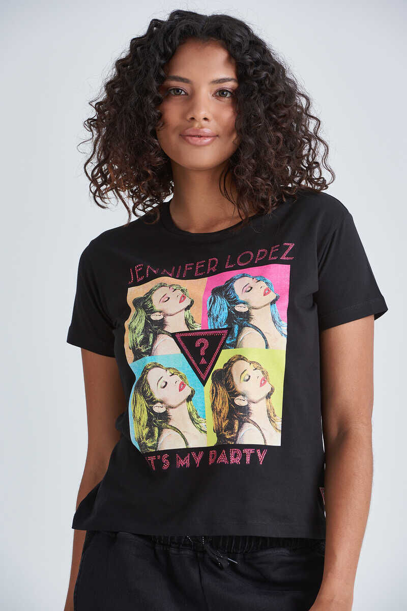 Guess Baskılı Kadın T-Shirt - 4