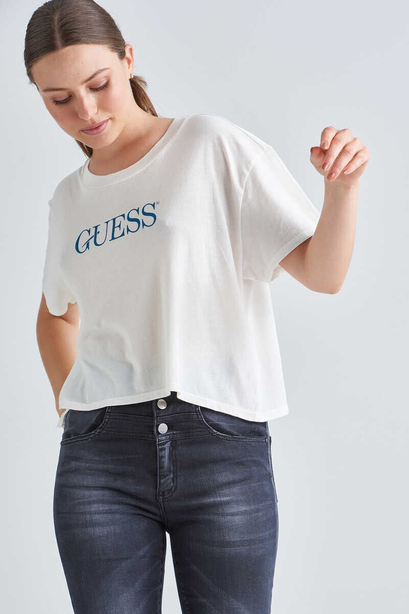 Guess Bisiklet Yaka Kadın T-Shirt - 1