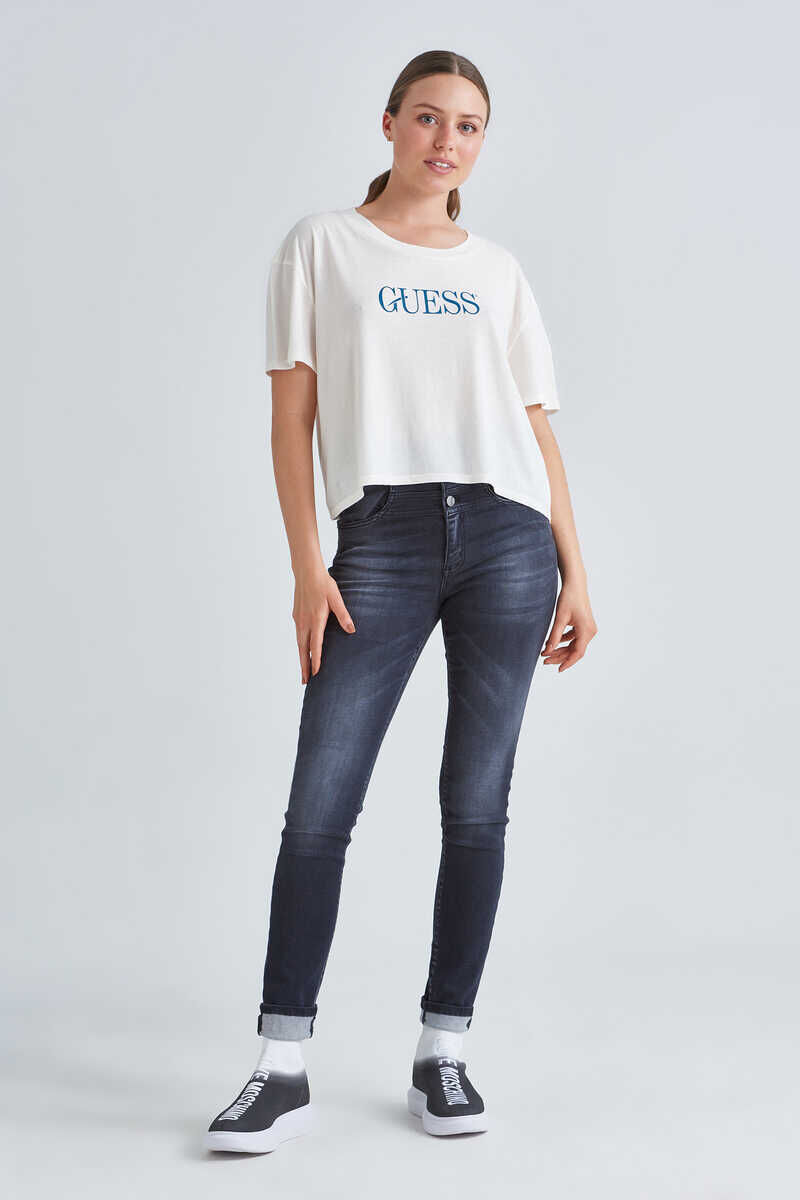 Guess Bisiklet Yaka Kadın T-Shirt - 2