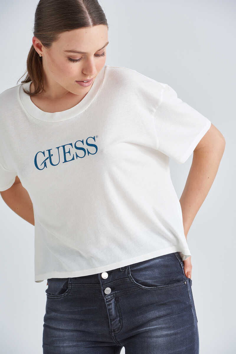 Guess Bisiklet Yaka Kadın T-Shirt - 3