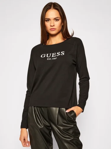 Guess Bisiklet Yaka Uzun Kollu Kadın T-Shirt - 1
