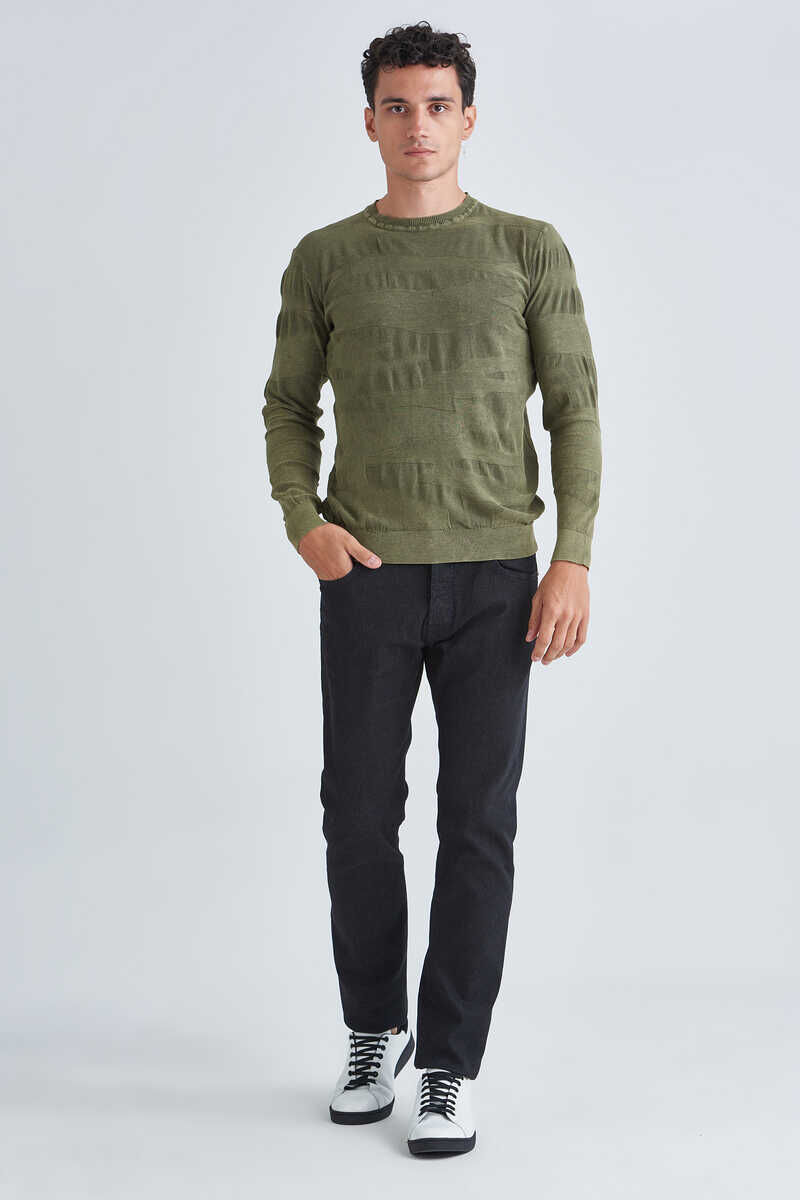 Guess Erkek Bisiklet Yaka Kazak - 1