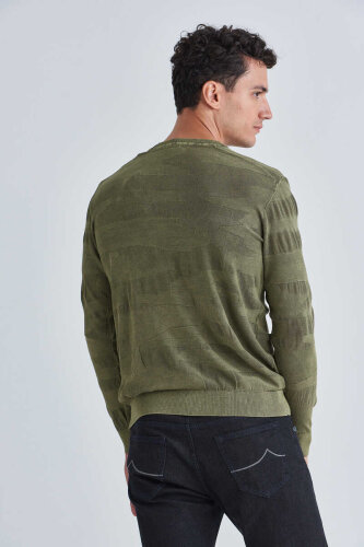 Guess Erkek Bisiklet Yaka Kazak - 4