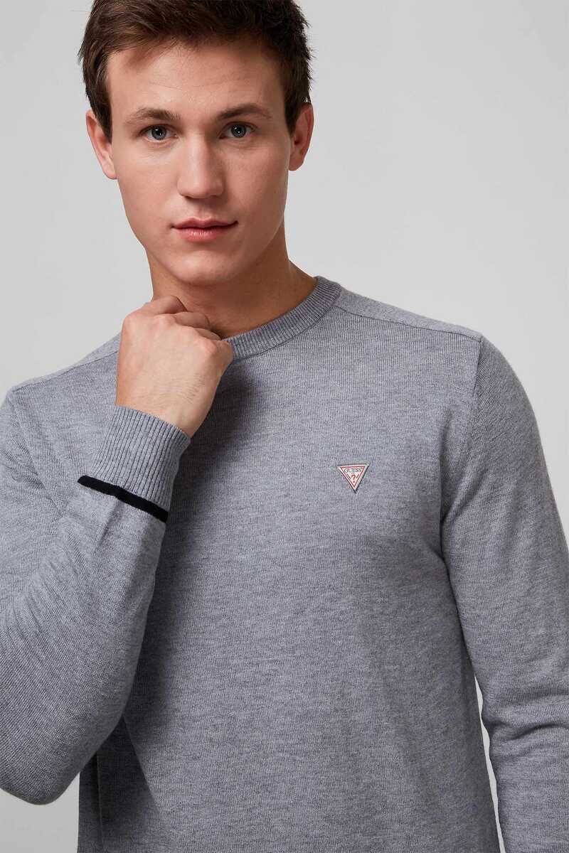 Guess Erkek Bisiklet Yaka Yün Kazak - 1