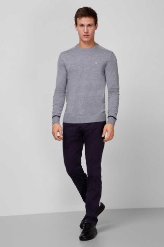 Guess Erkek Bisiklet Yaka Yün Kazak - 2