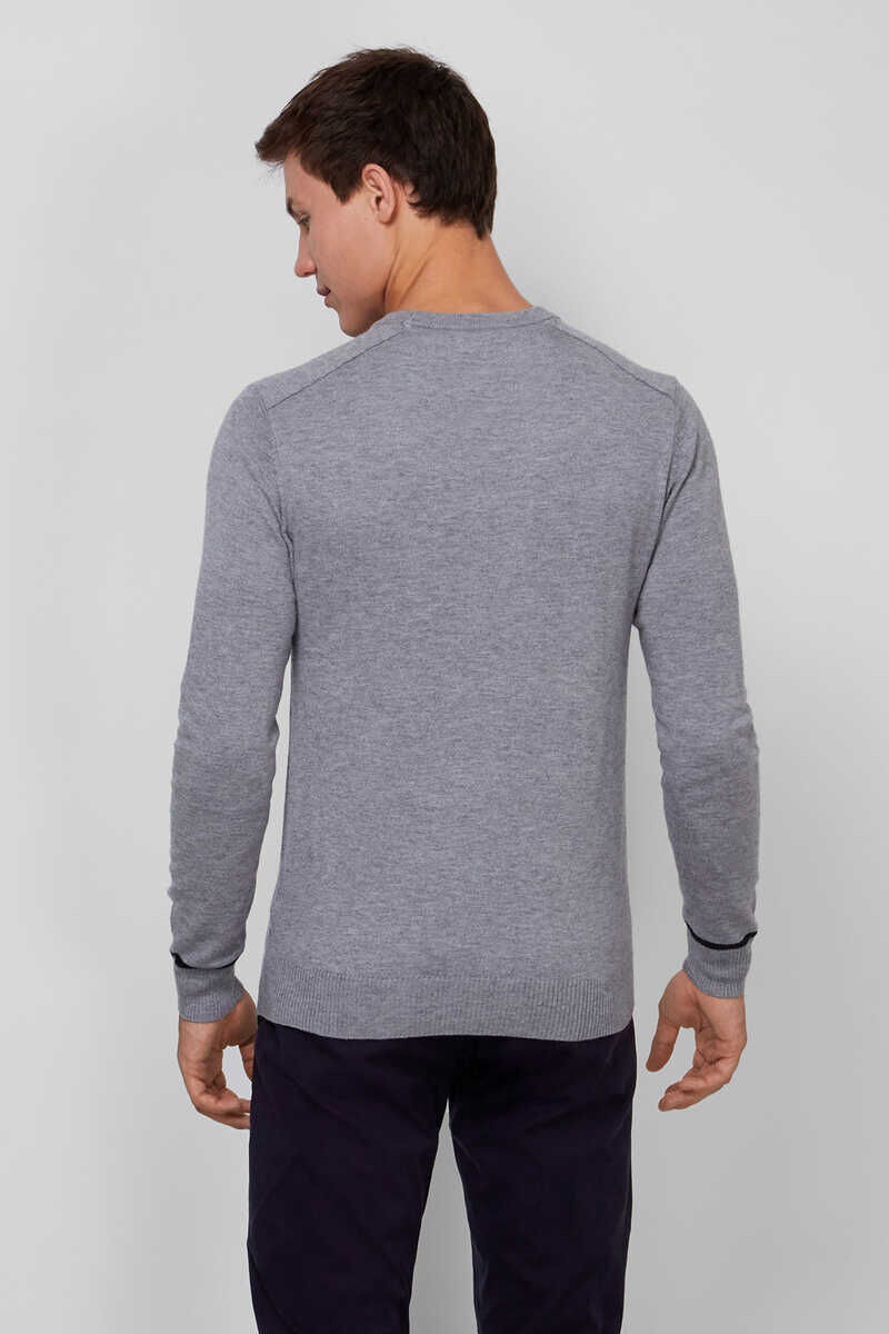 Guess Erkek Bisiklet Yaka Yün Kazak - 3