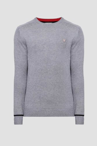 Guess Erkek Bisiklet Yaka Yün Kazak - 4