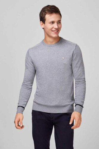 Guess Erkek Bisiklet Yaka Yün Kazak - 5