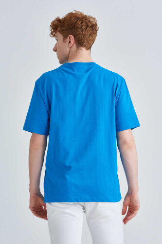 Guess Erkek Oversize Bisiklet Yaka T-Shirt - 5