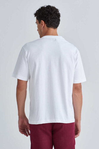 Guess Erkek Oversize Bisiklet Yaka T-Shirt - 2