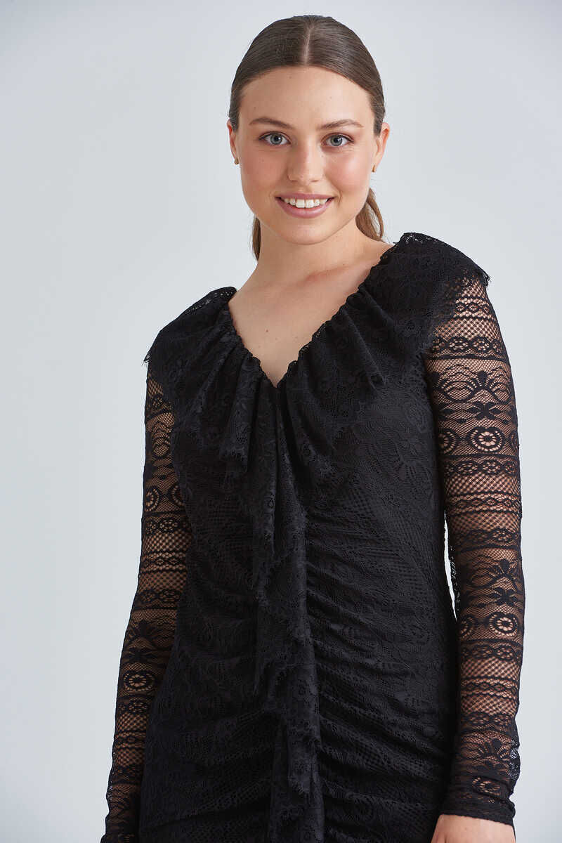 Guess Kadın Dentelli Elbise - 2