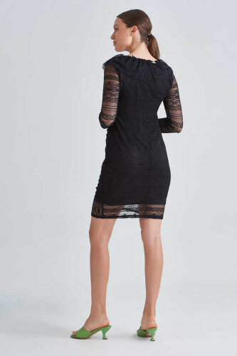 Guess Kadın Dentelli Elbise - 3