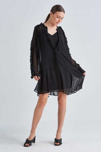 Guess Kadın İkili Şifon Elbise - GUESS