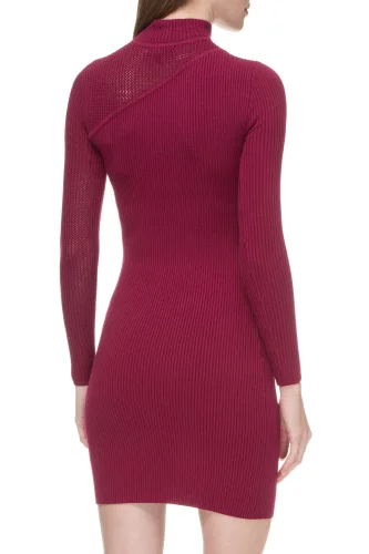 Guess Kadın Kalem Uzun Kollu Triko Elbise - 2