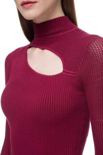 Guess Kadın Kalem Uzun Kollu Triko Elbise - 4