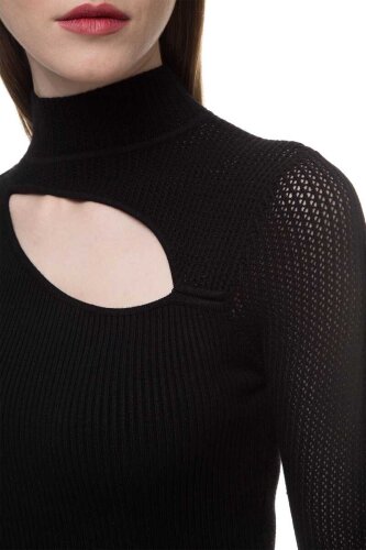 Guess Kadın Kalem Uzun Kollu Triko Elbise - 4