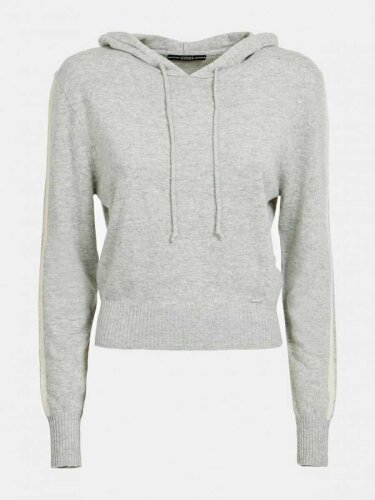 Guess Kapşonlu Crop Kaşmir Kadın Kazak - 3