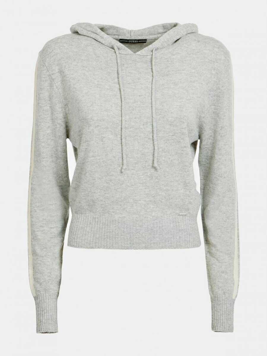 Guess Kapşonlu Crop Kaşmir Kadın Kazak - 3