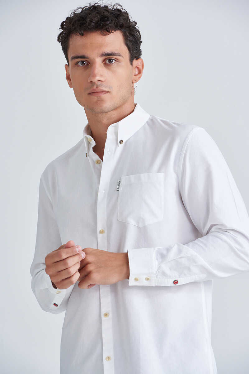 Guess Regular Fit Erkek Uzun Kollu Gömlek - 1