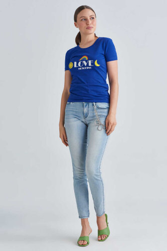 Guess Sexy Curve Zincir Kemer Kadın Jeans - GUESS