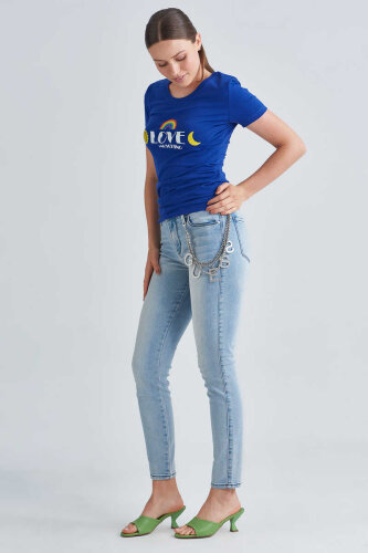 Guess Sexy Curve Zincir Kemer Kadın Jeans - 3