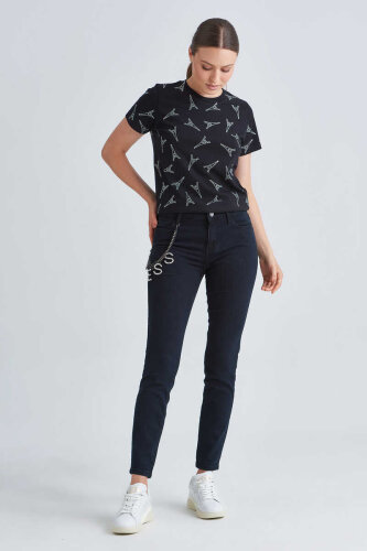 Guess Sexy Curve Zincir Kemer Kadın Jeans - GUESS