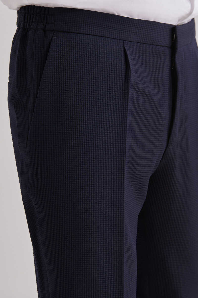 Hugo Boss Beli Bağcıklı Erkek Yün Pantolon - 3