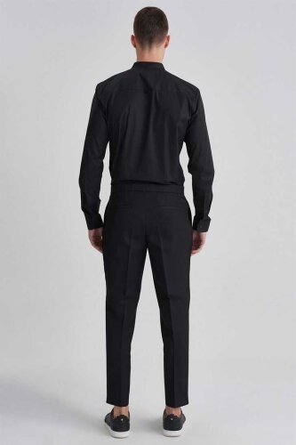 Hugo Boss Beli Bağcıklı Yünlü Erkek Pantolon - 8