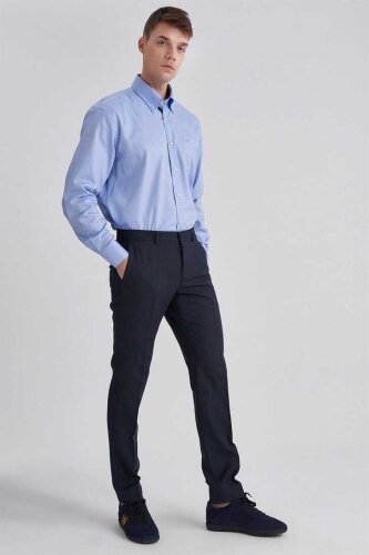 Hugo Boss Erkek Slim Fit Yün Pantolon - 7