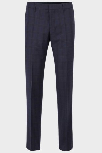 Hugo Boss Erkek Slimfit Kareli Yün Pantolon - 3