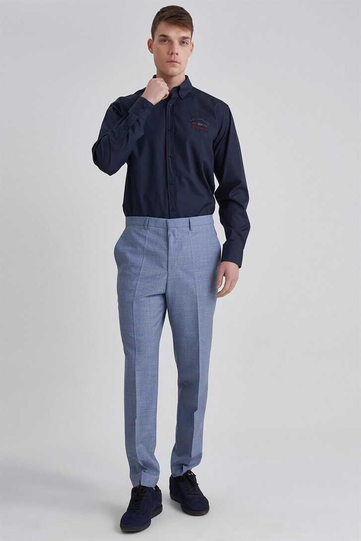 Hugo Boss Erkek Yün Pantolon - 6