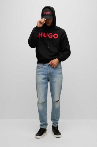 Hugo Erkek Kapşonlu Sweatshirt - 4