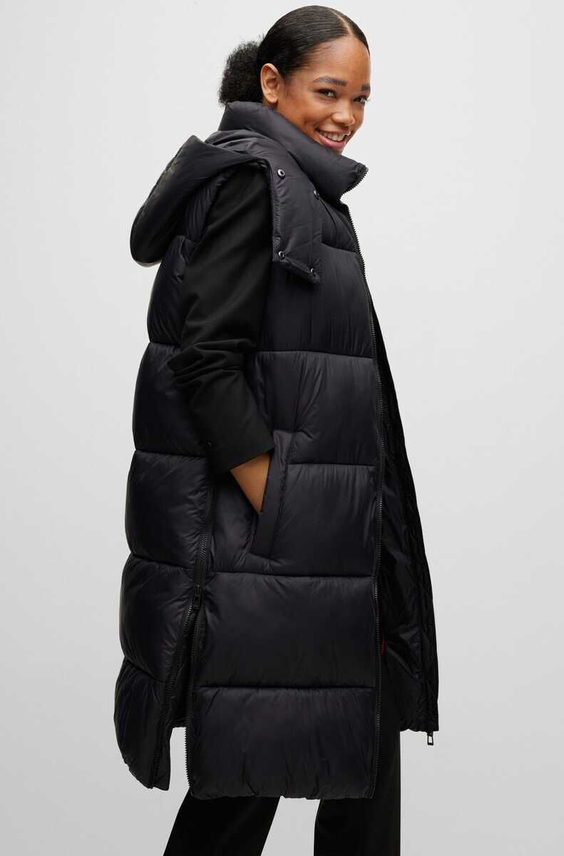 Hugo Kadın Kapşonlu Şişme Yelek - 5