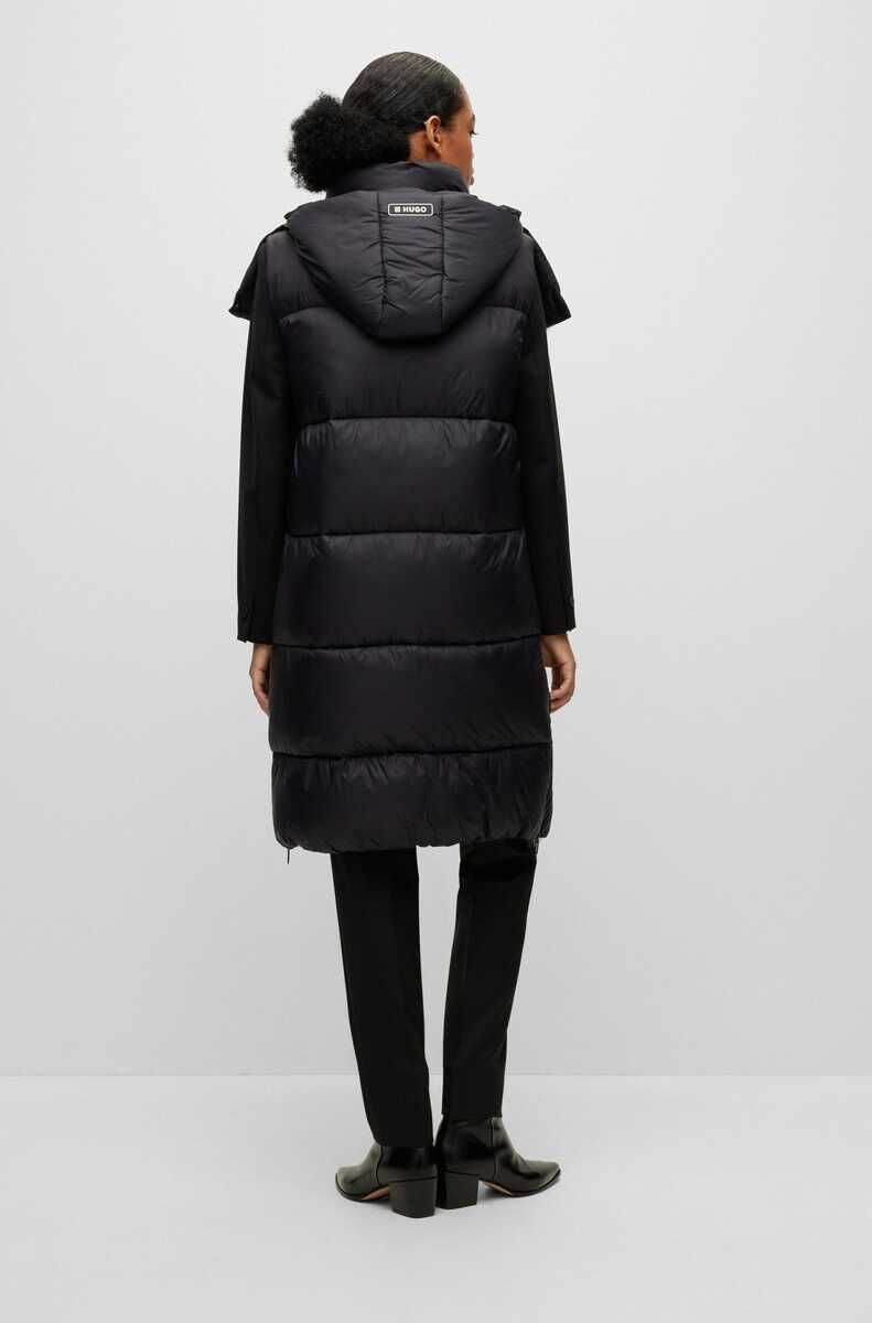 Hugo Kadın Kapşonlu Şişme Yelek - 6