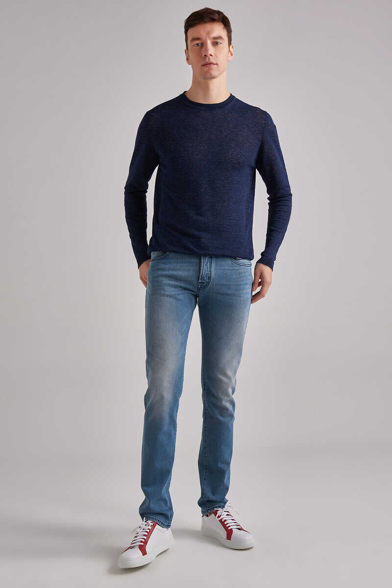 Jacob Cohen Erkek Jean Pantolon - 1