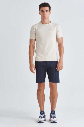 Jeckerson Bisiklet Yaka Erkek Cepli T-Shirt - 2