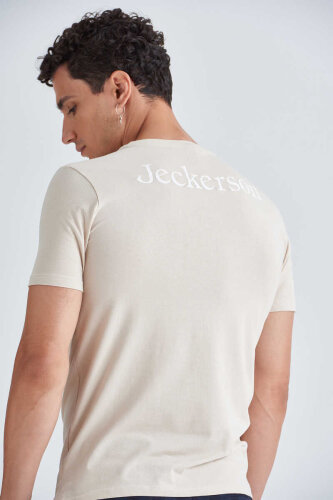 Jeckerson Bisiklet Yaka Erkek Cepli T-Shirt - 4