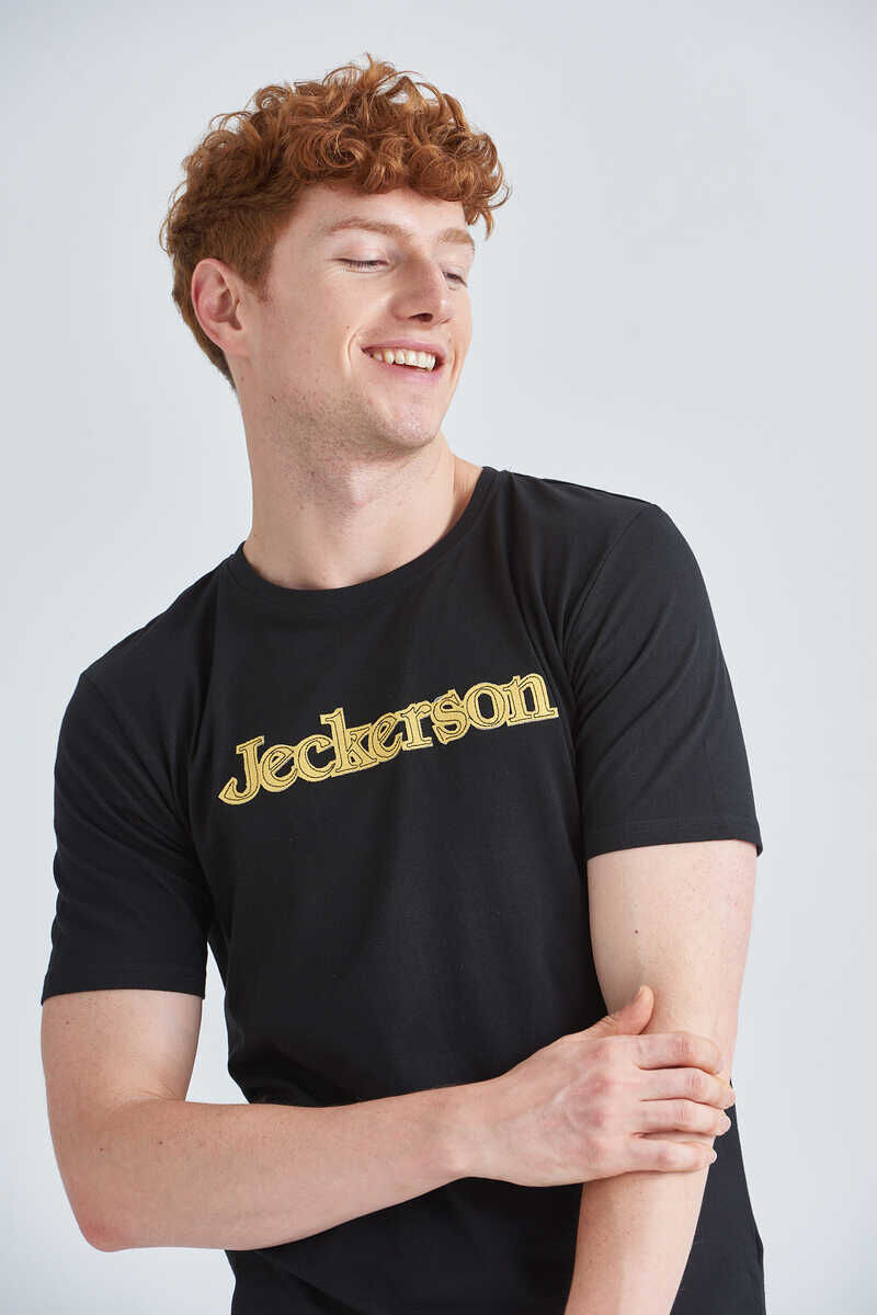 Jeckerson Bisiklet Yaka Erkek Kısa Kollu T-Shirt - 3