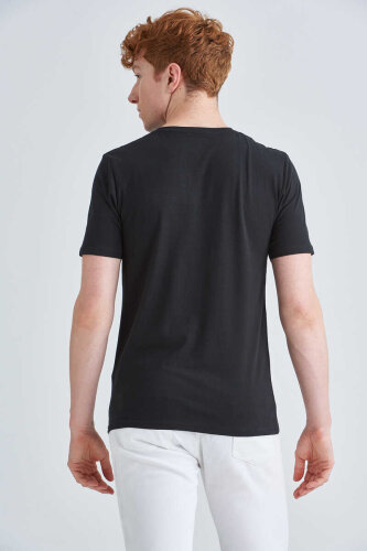 Jeckerson Bisiklet Yaka Erkek Kısa Kollu T-Shirt - 5